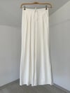 35114 Çift Pileli Pantolon-Ekru