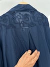 36555 Fistolu Elbise-Lacivert
