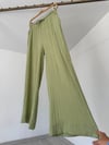 4008 Beli Lastikli Pantolon-Yeşil