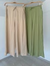 4008 Beli Lastikli Pantolon-Yeşil