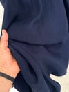 4020  Beli Lastikli Pantolon-Lacivert