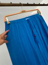 4020  Beli Lastikli Pantolon-Saks