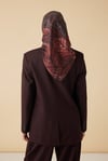 4445 Ravza Mulberry Eşarp -Bordo