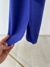 45316 Sıfır Yaka Evaze Triko Tunik-Saks