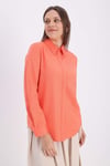 51007A Pamuklu Tunik-Turuncu