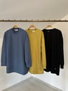 52324 Yumuşak Dokulu Tunik-Siyah