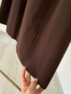 5479 Beli Lastikli Etek-Kahverengi