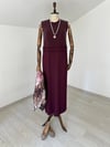 60801 Elbise Ceket Takım-Bordo