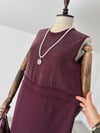 60801 Elbise Ceket Takım-Bordo