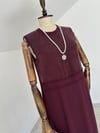 60801 Elbise Ceket Takım-Bordo