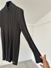 66008 Fitilli Dik Yaka Tunik-K.Haki