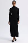 66008 Fitilli Dik Yaka Tunik-Siyah