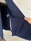 68276 Triko Astarlı Denim Pardösü-Lacivert