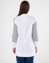 70011 Boncuk İşlemeli Tunik-Lacivert
