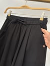 70105 Beli Lastikli Tensel Pantolon-Siyah