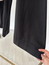 70105 Beli Lastikli Tensel Pantolon-Siyah