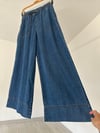70127 Bol Paça Denim Pantolon-Mavi