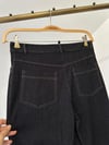 7013 Cepli Denim Pantolon-Siyah