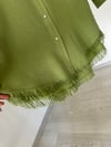7267 Etek Ucu Püsküllü Tunik-Yeşil