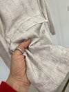 74524 Cep Görünümlü Rayon Ceket-Ekru