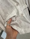74524 Cep Görünümlü Rayon Ceket-Ekru