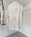 74524 Cep Görünümlü Rayon Ceket-Ekru