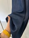 78913 Tensel Denim Etek-İndigo