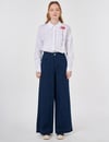 79017 Yıkamalı Elastik Bel Denim Pantolon-A.Kot