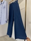 79017 Yıkamalı Elastik Bel Denim Pantolon-A.Kot