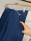 79017 Yıkamalı Elastik Bel Denim Pantolon-A.Kot