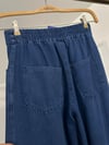79017 Yıkamalı Elastik Bel Denim Pantolon-A.Kot