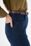 79031 Paçası Püskül Detaylı Pantolon-Lacivert