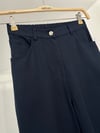 79031 Paçası Püskül Detaylı Pantolon-Lacivert