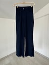 79031 Paçası Püskül Detaylı Pantolon-Lacivert