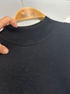 8021 Yarım Balıkçı Yaka Basic Triko Bluz-Siyah