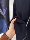 8174 Kontrast Dikiş Detaylı Etekli Takım-Laci