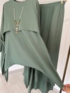 9127 Tunik Pantolon Takım-Yeşil
