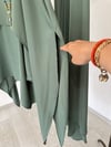 9127 Tunik Pantolon Takım-Yeşil