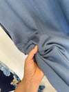 TRK04 Yarım Balıkçı Yaka Triko Elbise-İndigo