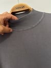 TRK08V Balıkçı Yaka Basic Viskon Triko Tunik-Gri