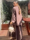 Elbise Gömlek İkili Takım -Kahve