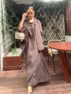Elbise Gömlek İkili Takım -Kahve
