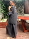 Elbise Gömlek İkili Takım -Siyah