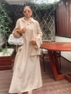 Elbise Gömlek İkili Takım -Vanilya