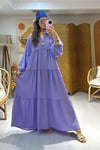 Katleya Maxi Elbise - Lila