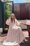 Maxi Flower Elbise- Soft
