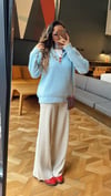 Yumoş Pinterest Kazak- Mavi