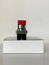 COMEPI METAL IŞIKLI MANDALLI BUTON Kırmızı Q22mm 3 Pozisyon 2NA kontak düzeni IP65