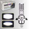  H4 LED Ampul Uzun Kısa Motosiklet  Araba FAR Ampul 12-24V 6000K Beyaz Yüksek Performans 15W 1800LM
