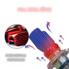  H4 Uzun Kısa LED Far Ampul Motosiklet Otomobil LED Işık 12-24V 6000K Beyaz Yüksek Performans 1800LM